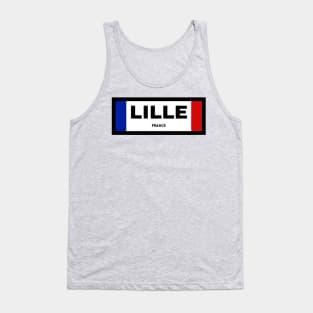 Lille City in French Flag Tank Top